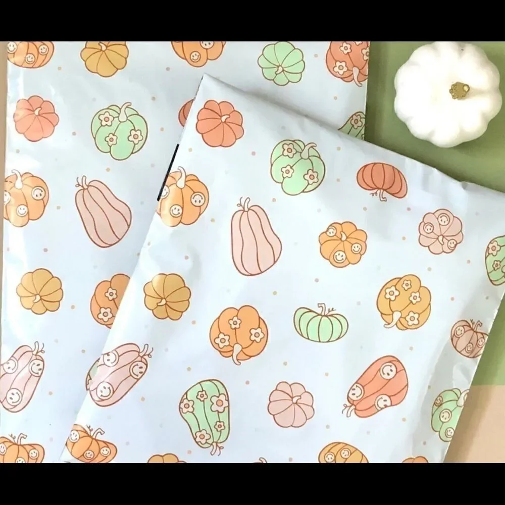Poly Mailers MIx Leaves 🍁 10x13 14x17 1 washitape